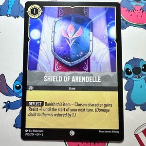 shield of arendelle 200/204 - common — disney lorcana: shimmering skies